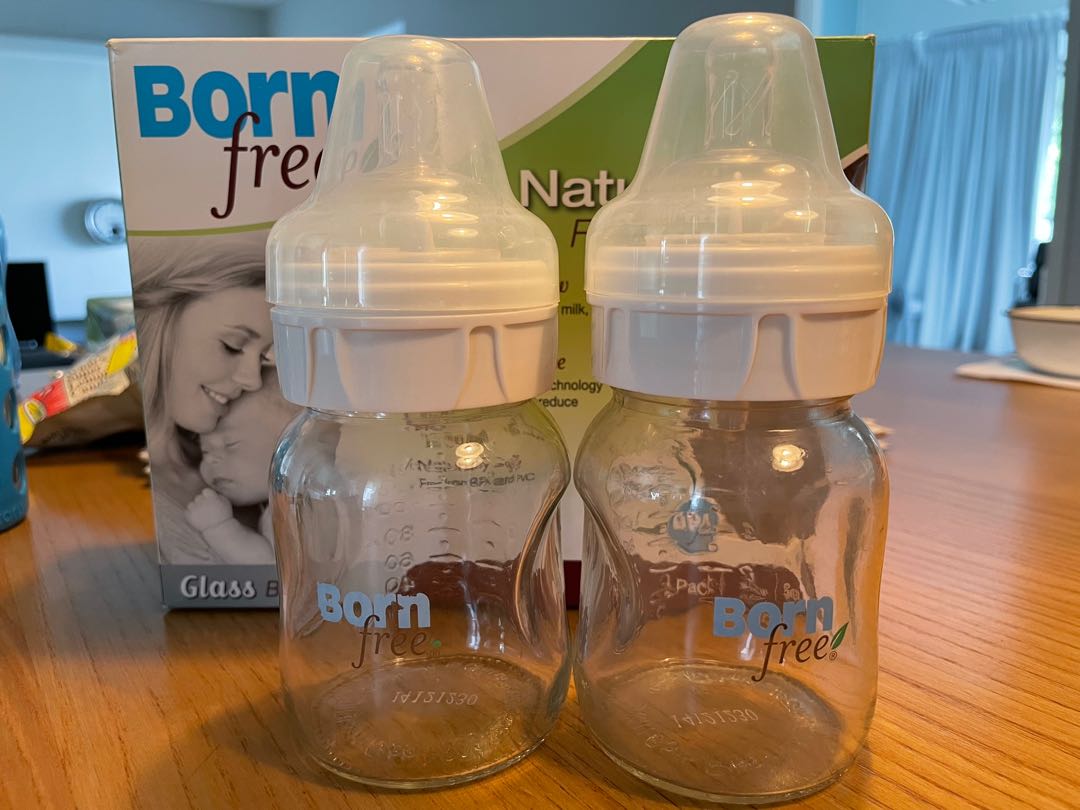 Born free glass baby bottles top