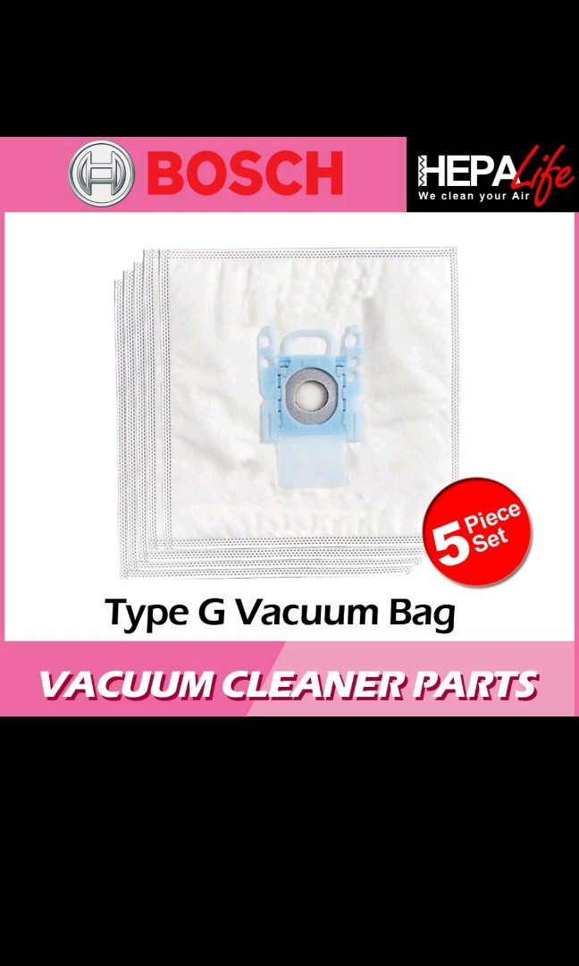 Bosch vacuum bag type G, TV & Home Appliances, Vacuum Cleaner