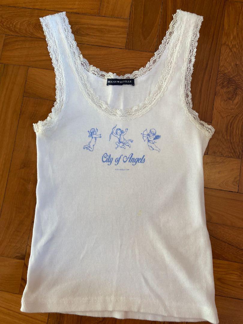 Brandy Melville Ronnie Lace City of Angels, Women's Fashion, Tops