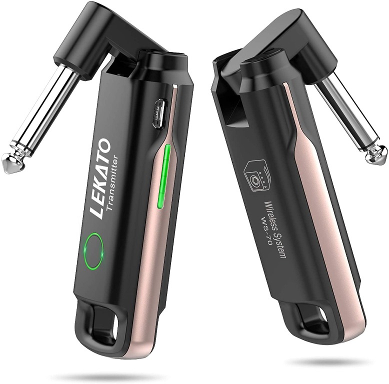 [C2157] LEKATO 70 Channels Guitar Wireless System 3 ms Low Latency