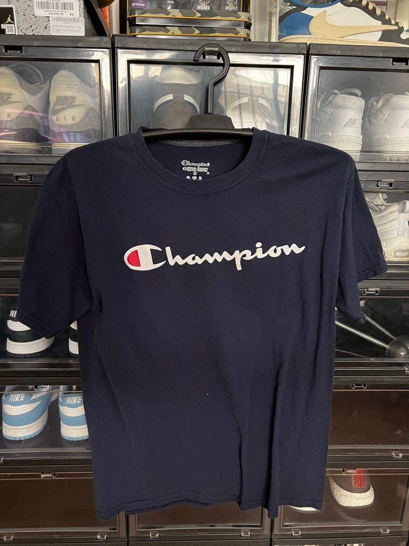 Champion navy outlet blue shirt