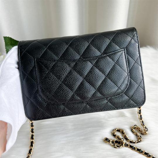 Chanel Classic WOC in Black Caviar GHW, Luxury, Bags & Wallets on Carousell