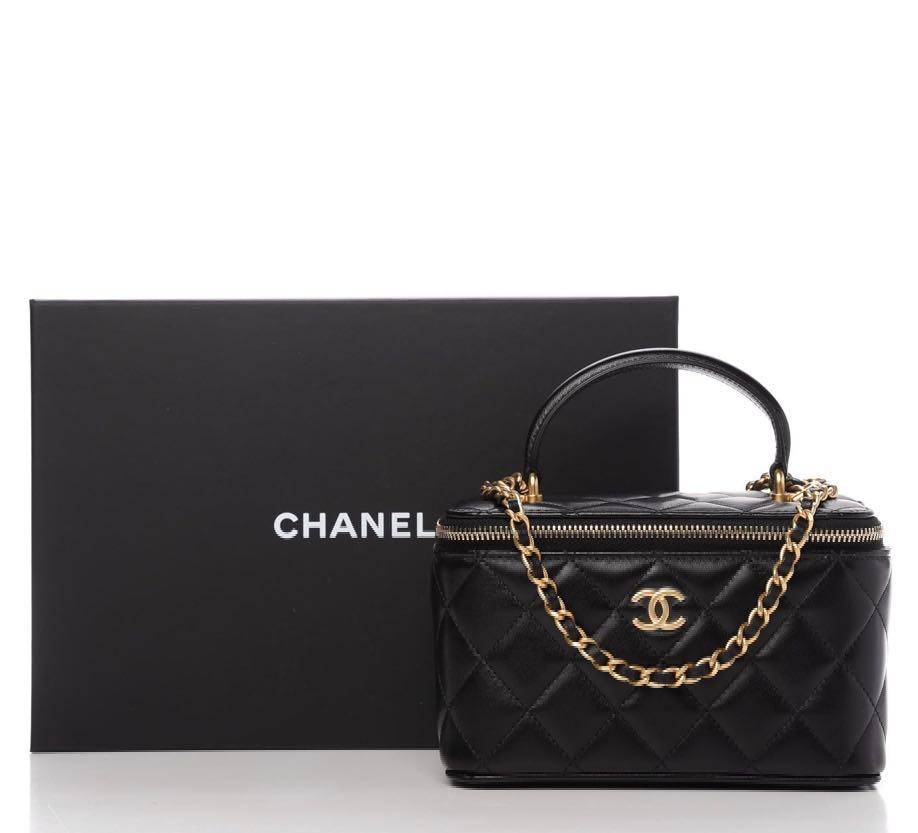 Chanel Vanity With Chain, Luxury, Bags & Wallets on Carousell