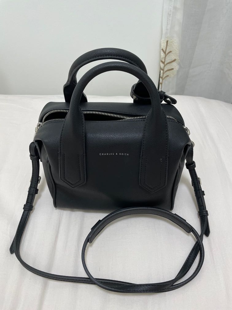 Charles & Keith Soft Bowling Bag, Women's Fashion, Bags & Wallets, Purses & Pouches on Carousell