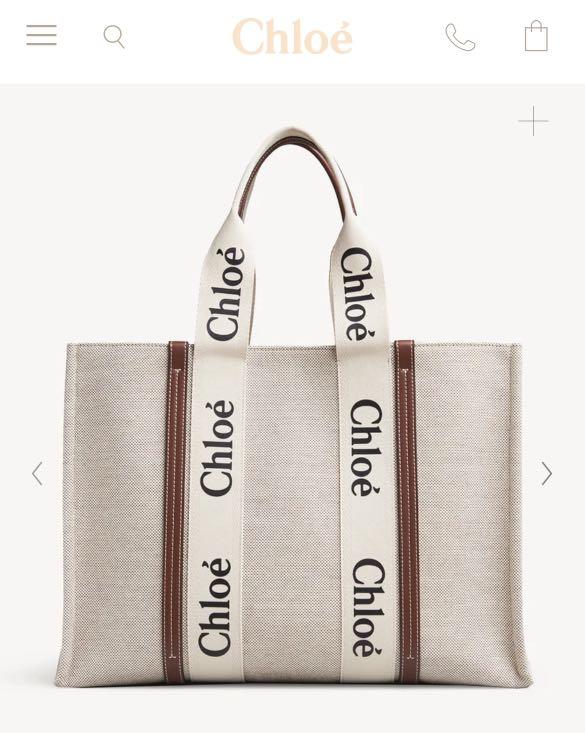 Chloé Woody tote bag, Luxury, Bags & Wallets on Carousell