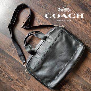 CLASSIC COACH MENS Leather Messenger Bag