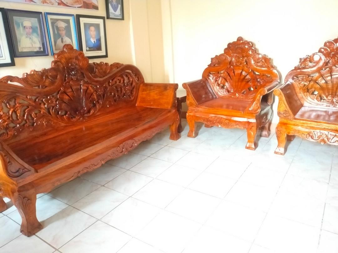Cleopatra wood best sale sofa designs