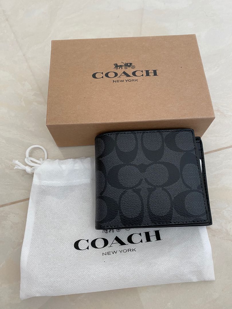 Coach new york best sale wallet price