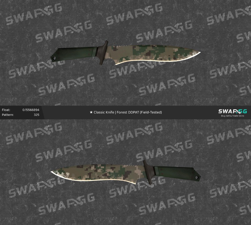 CSGO Classic Knife Forest DDPAT, Video Gaming, Video Games, Others on