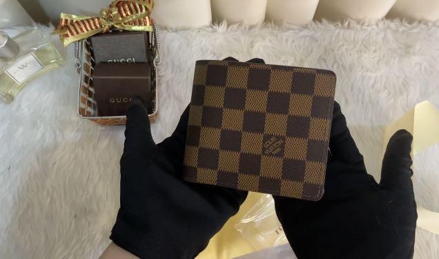 Damier brown Louis Vuitton men's bi fold wallet preorder from