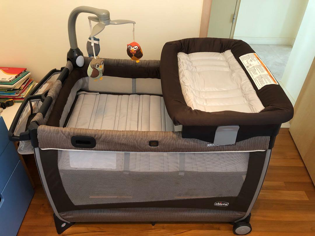 Deluxe Chicco Lullaby baby cot, Babies & Kids, Baby Nursery & Kids