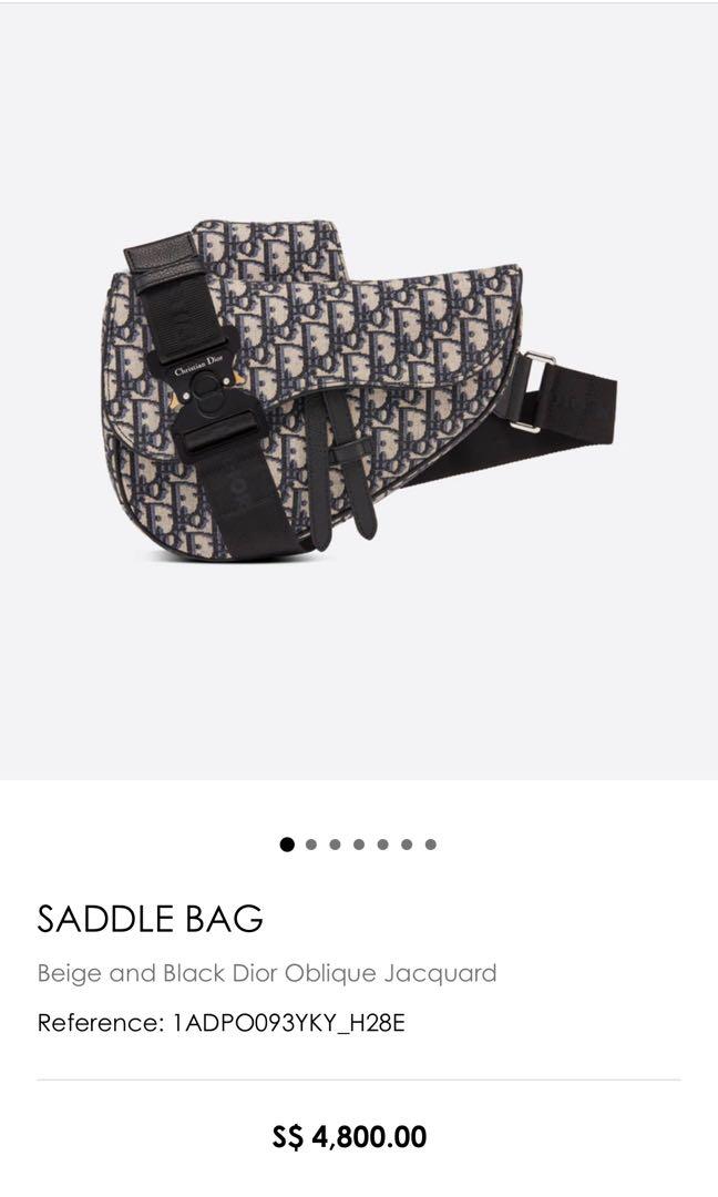 Dior Saddle Bag Men Christian Dior Belt Bag Price Dior Men's