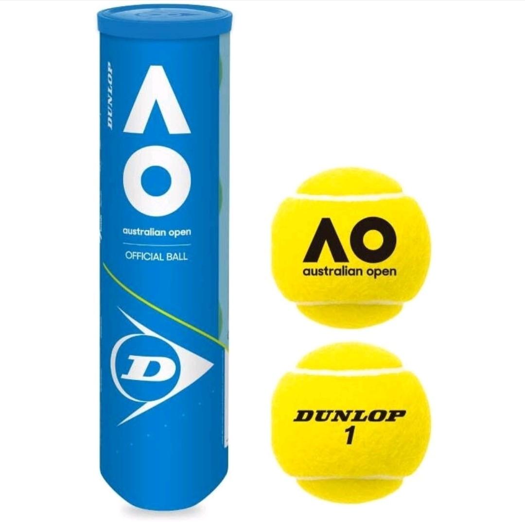 Dunlop Australian Open Tennis Ball, Sports Equipment, Sports & Games