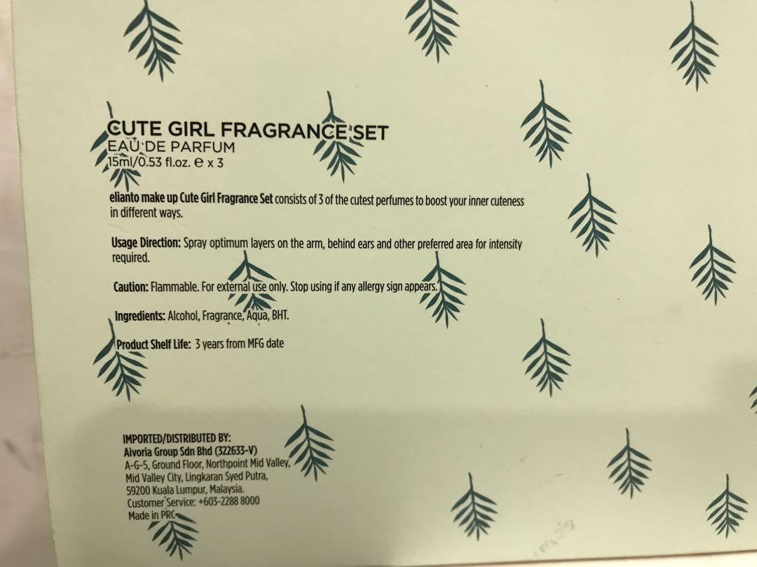 Elianto Perfume Gift set MustGo, Beauty & Personal Care, Fragrance