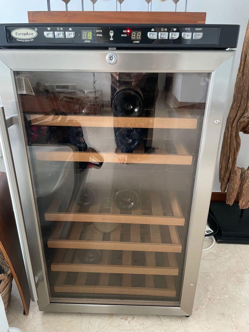 EUROPACE Deluxe Series EWC 6340S 34 BOTTLE WINE CHILLER ( DUAL ZONE