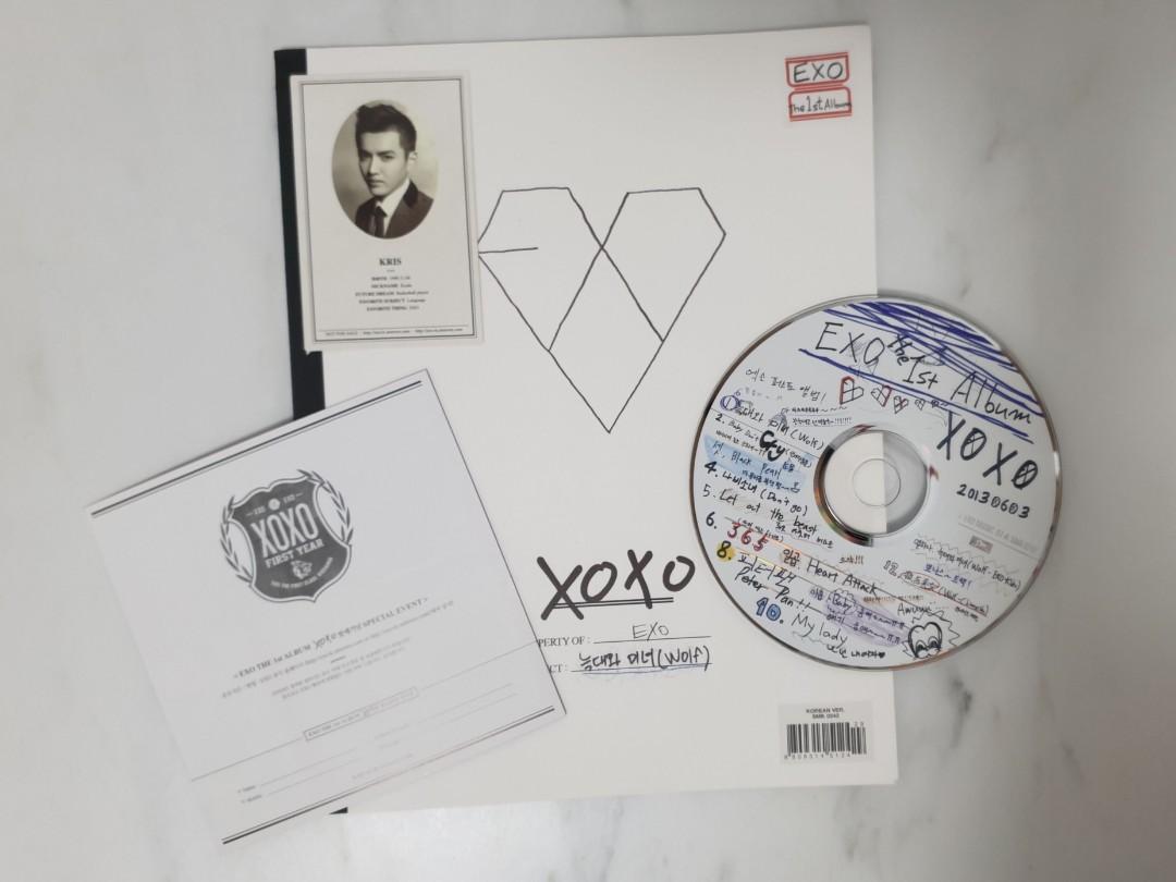 EXO wolf アルバム　korean ver. トレカ付き EXO Wolf Album (1st Album) ++, Toys & Collectibles, Fan