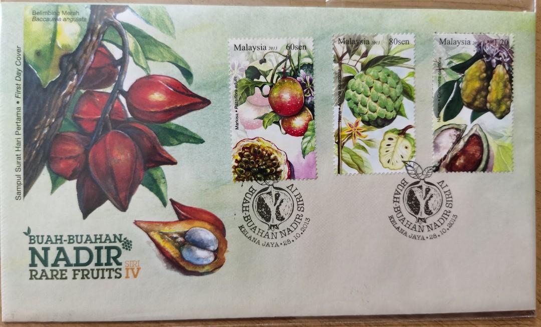 FDC - Rare Fruits IV, Antiques, Stamps on Carousell
