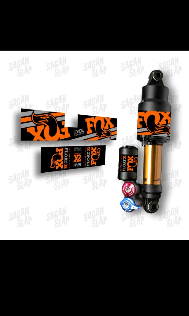 Fox rear shock X2/DPX2 decals, Sports Equipment, Bicycles & Parts