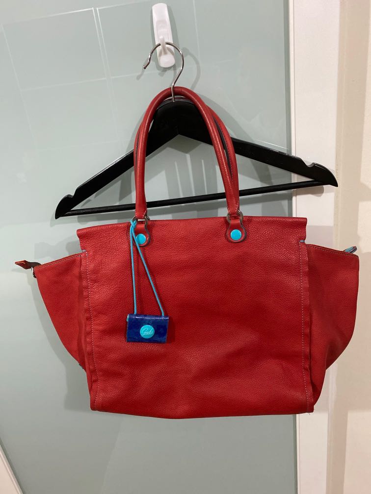 Gabs Italian leather carryall red, Women's Fashion, Bags & Wallets ...
