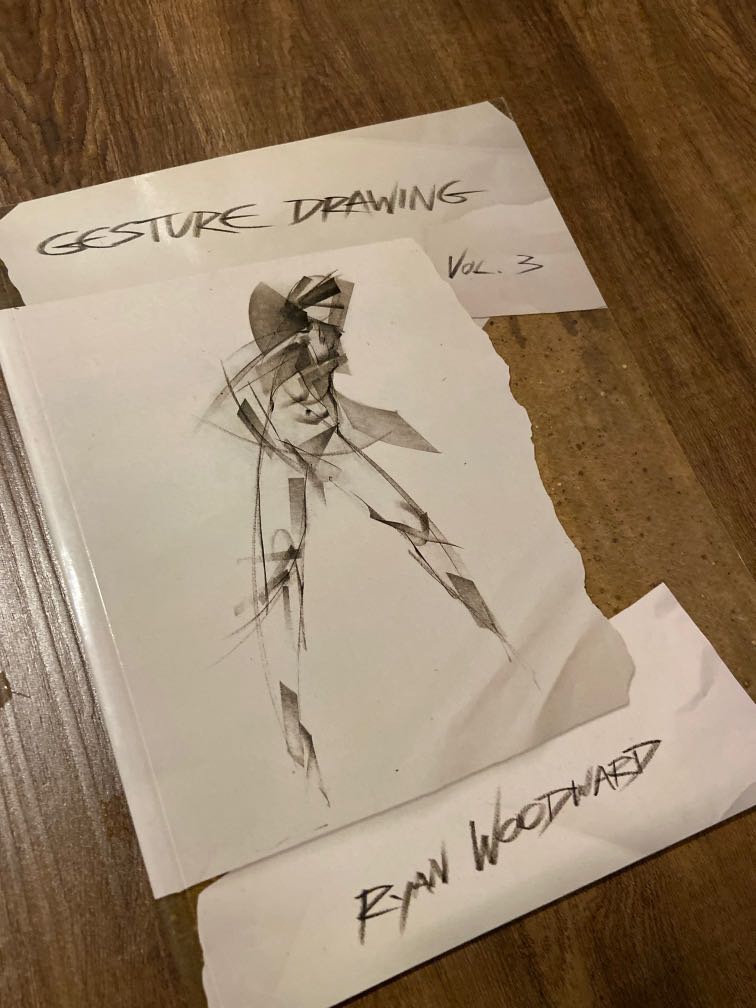 gesture drawings by ryan woodward, Hobbies & Toys, Books & Magazines