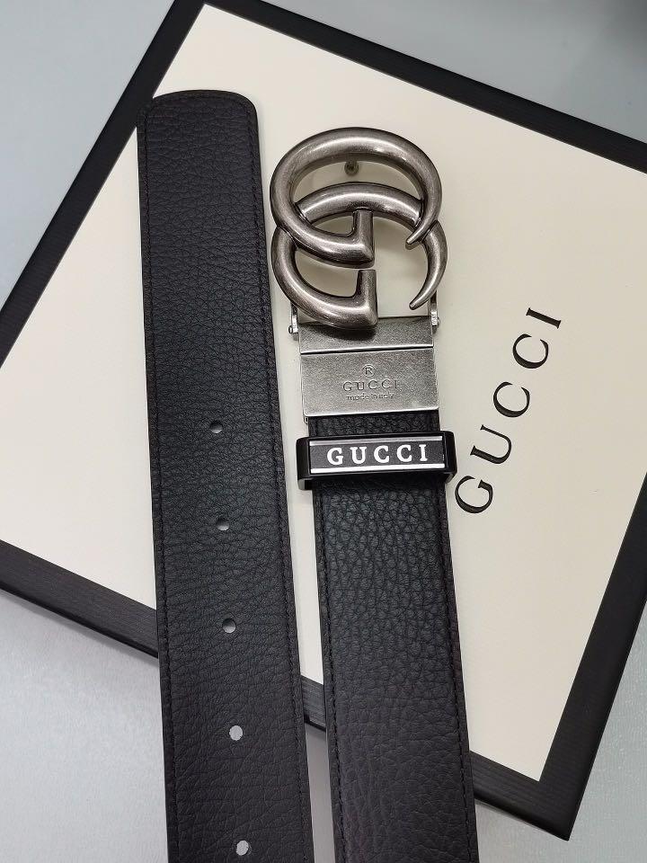 Gucci belt double g silver online