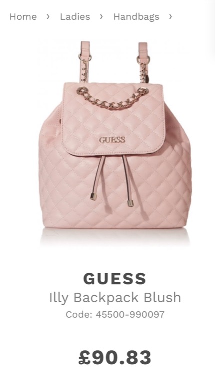 Guess 2025 illy backpack