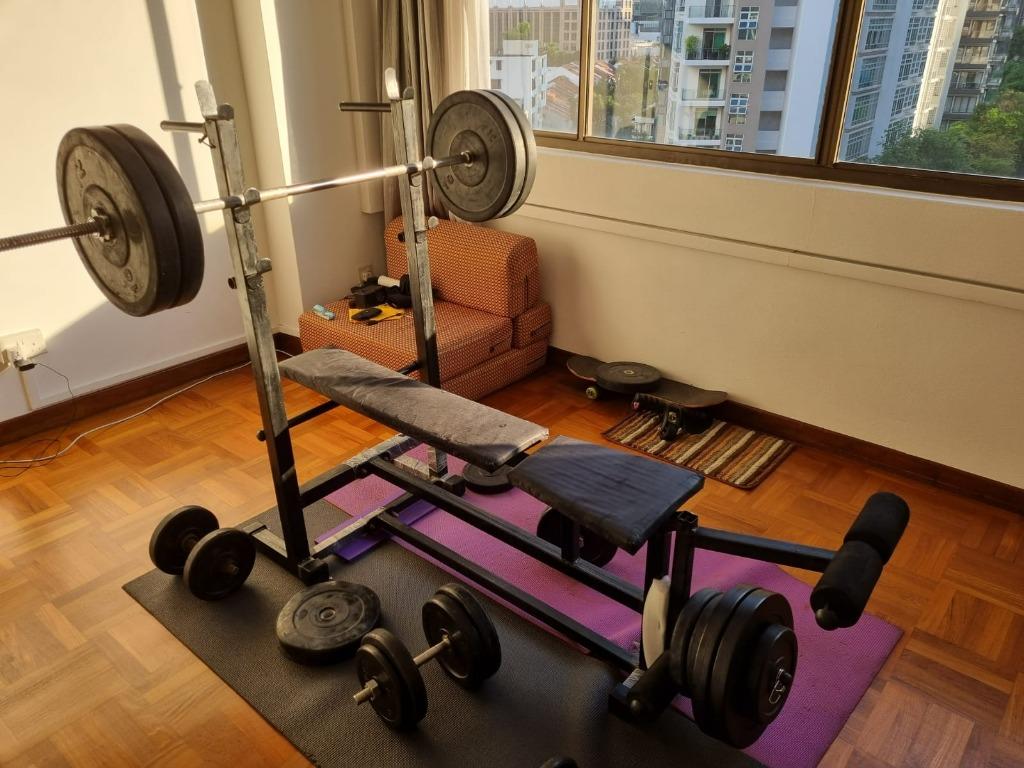 Apartment bench on sale press