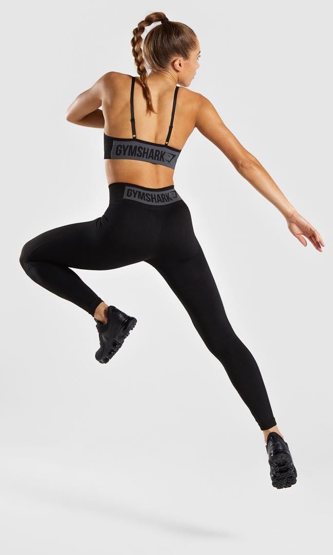 Gymshark Flex High Waisted Leggings- Black (S size), Women's