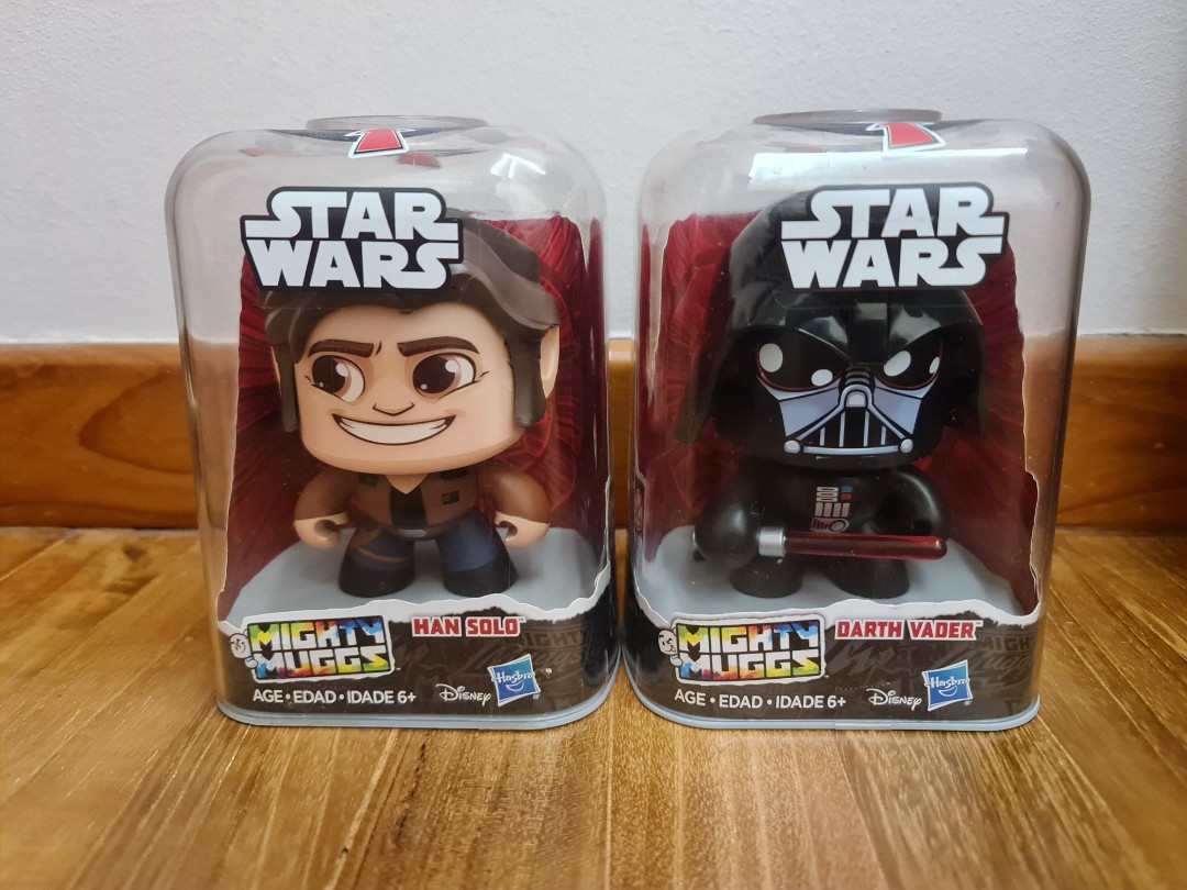 Hasbro Star Wars Mighty Muggs Series Darth Vader Han Solo New