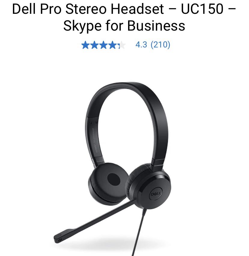 Dell uc150 headset hot sale