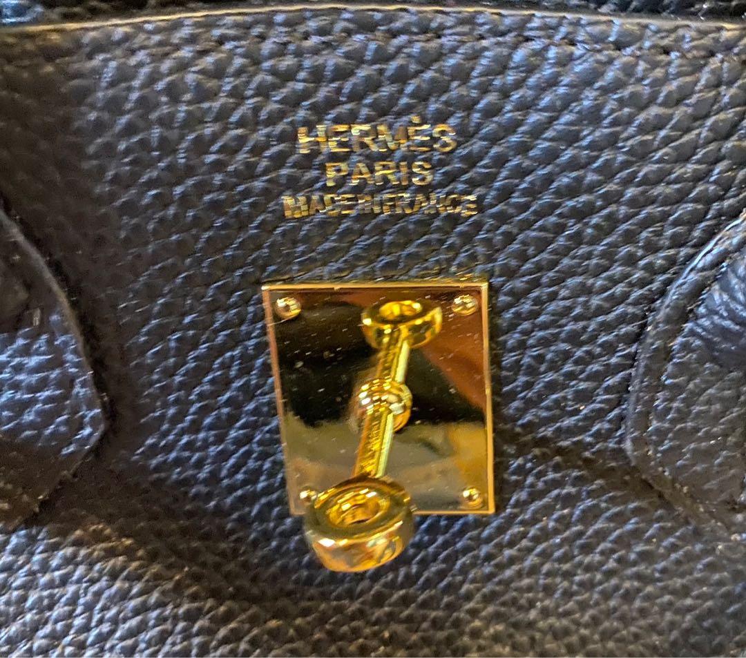 HERMES BLACK BIRKIN TOGO LEATHER 30cm W/ Rodeo Horse Charm ( Japan),  Luxury, Bags & Wallets on Carousell