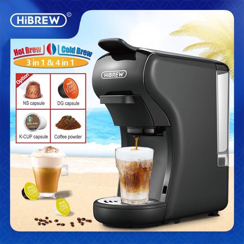 Hibrew hot/cold coffee machine free 1 box contains 10 Nespresso capsule