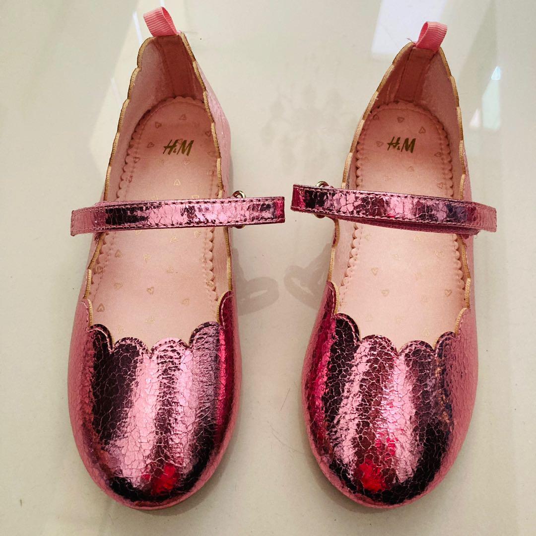 H M Girls Pink Shoes