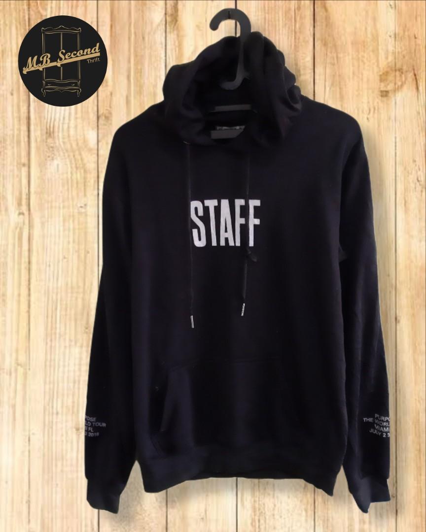 Justin bieber staff hoodie store