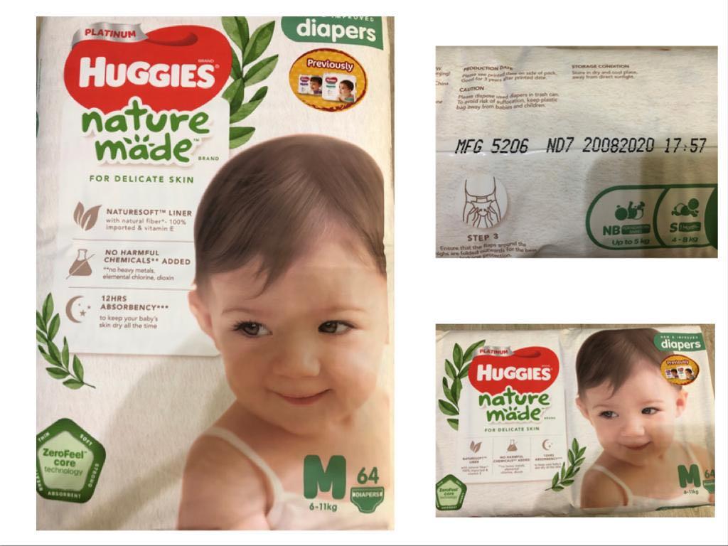 Huggies Diaper “M”, Beauty & Personal Care, Bath & Body, Body Care on Carousell
