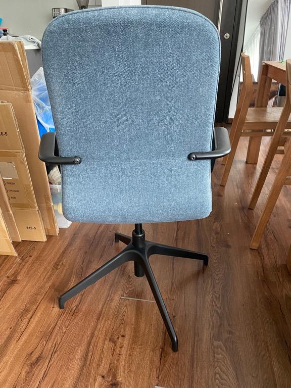 IKEA LangfJall office chair with armrests, Furniture & Home Living