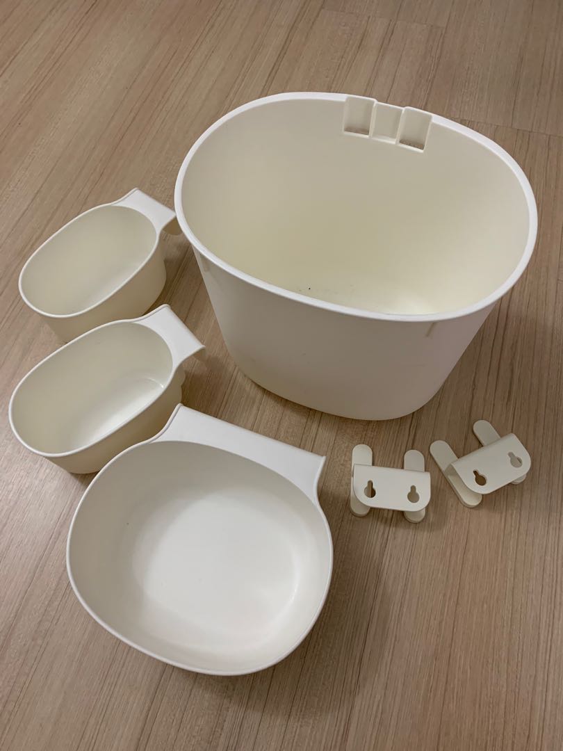 Ikea ONSKLIG Diaper Changing Table Baskets Bin, Babies & Kids, Bathing