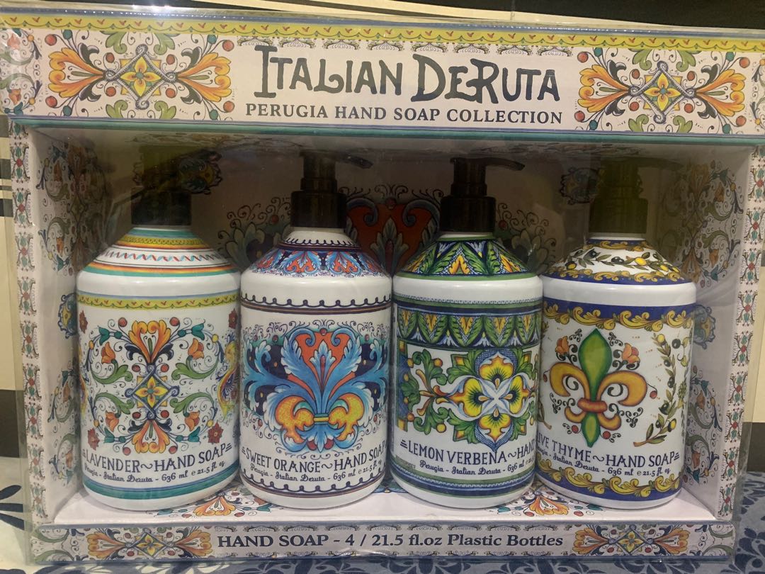 Italian Deruta Hand Soap Collection, Beauty & Personal Care, Hands