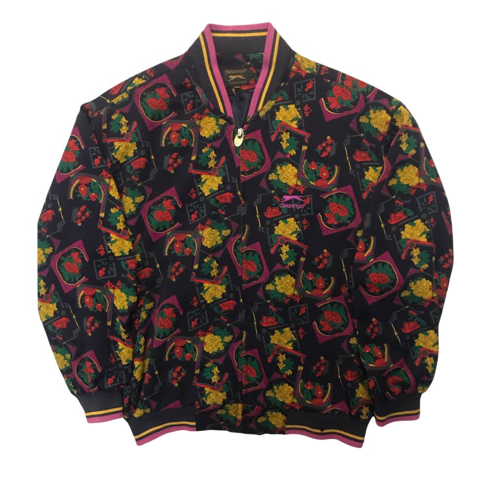 Jacket Silk Vintage Second SLAZENGER, Fesyen Pria, Pakaian , Baju ...