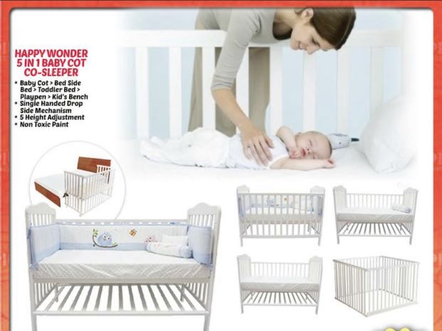Jarrons co Happy wonder 5 in 1 baby cot Babies Kids Baby