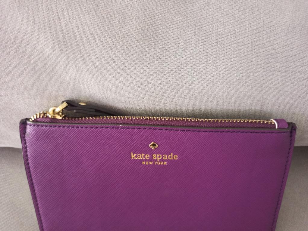 Kate spade purple wristlet hot sale