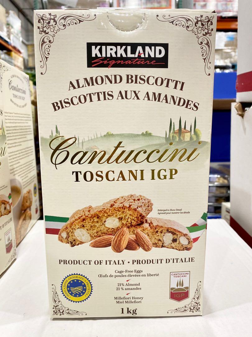 Kirkland Signature Almond Biscotti Cantuccini, 1 kg, Food & Drinks