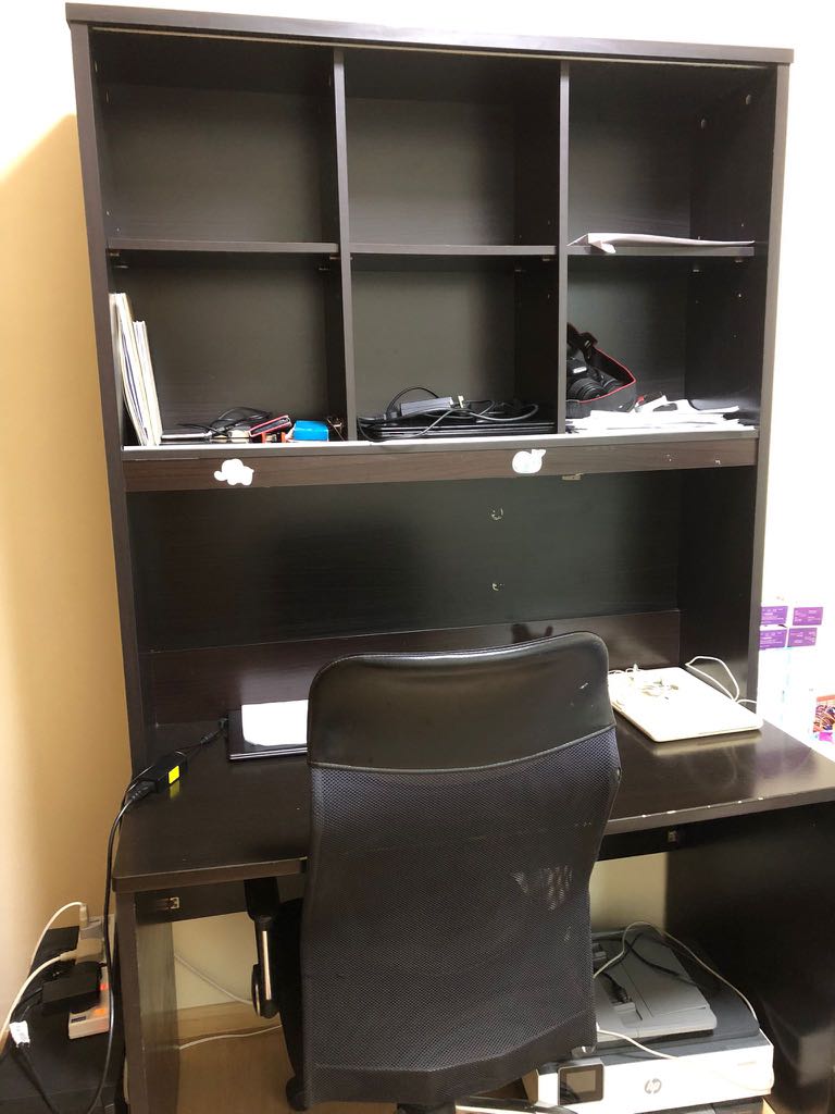 Large Study table with chair, Furniture & Home Living, Furniture ...