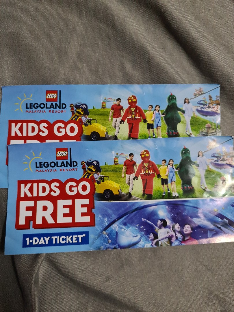 LEGOLAND KIDS GO FREE VOUCHER exp 31/12, Tickets & Vouchers, Vouchers