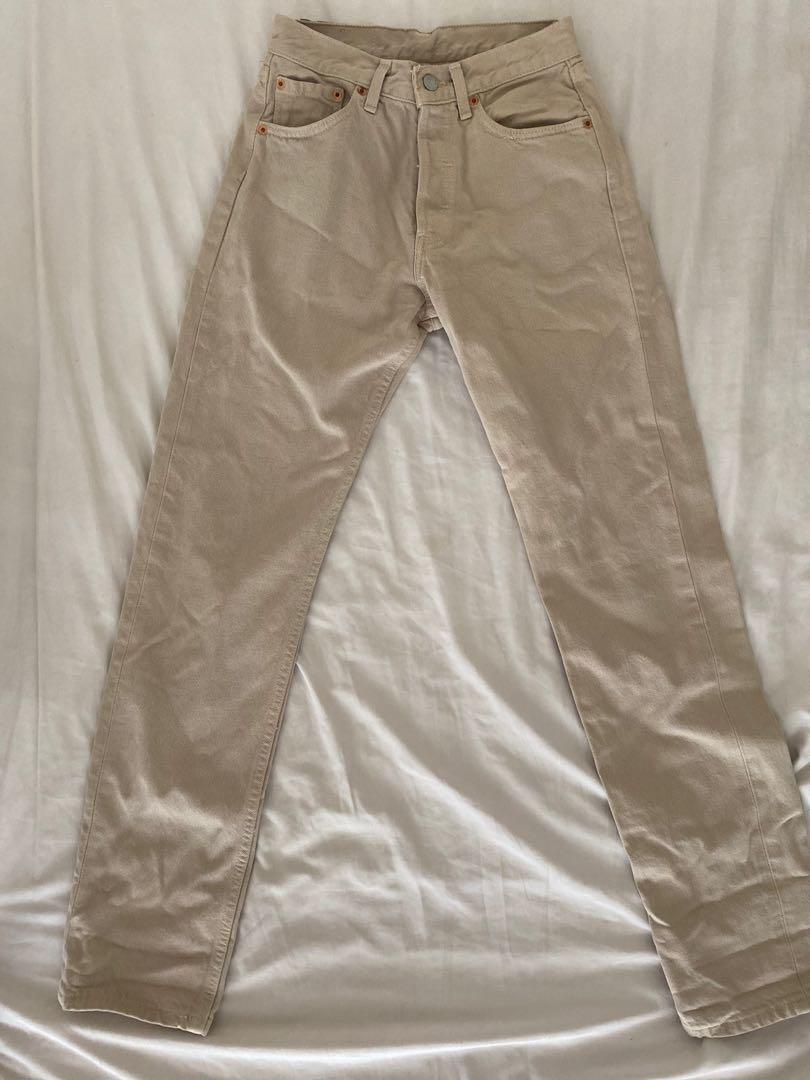 Vintage Levi's Jeans Beige Light Brown W26 L39, Women's Fashion, Bottoms,  Jeans & Leggings on Carousell