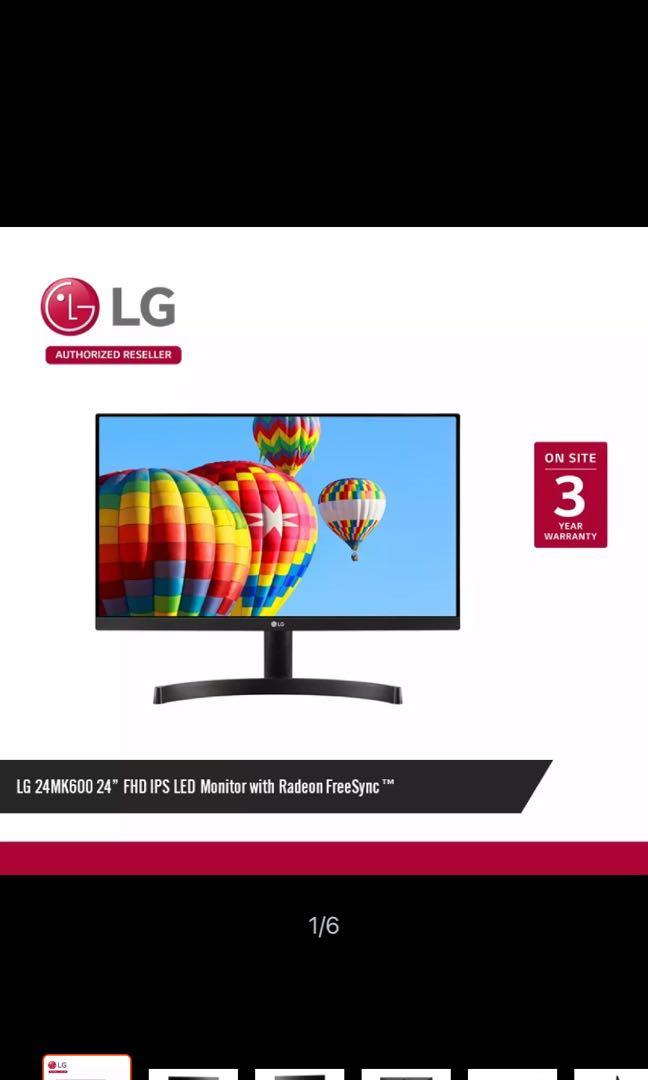 LG 24-inch (60.96 cm) Full HD IPS Monitor - 24MK600M (White) : :  Computers & Accessories