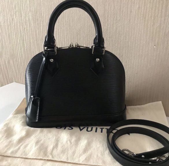 🖤BN below RP🖤Louis Vuitton Alma Nano Noir Epi Leather Bag, Luxury, Bags &  Wallets on Carousell