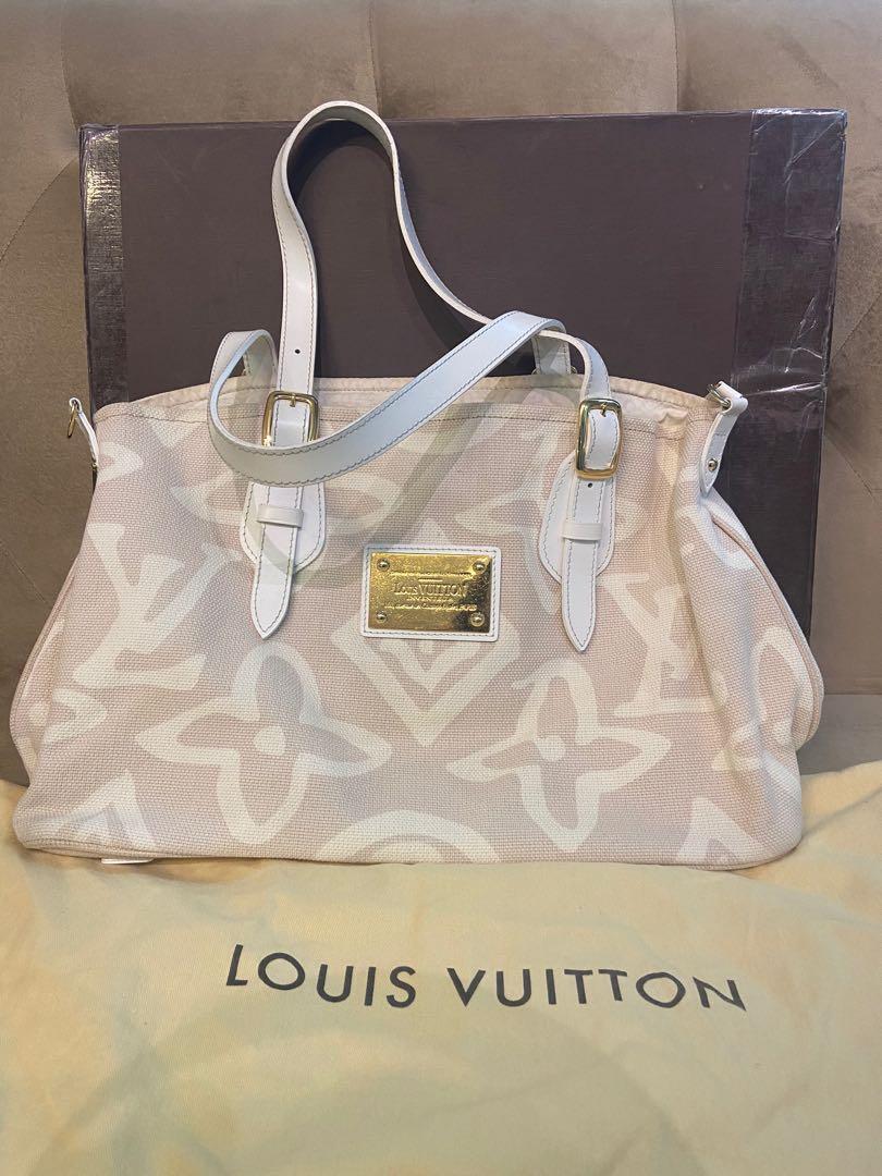 Louis Vuitton, Bags, Authentic Louis Vuitton Cruise Line Tahitienne Pm Tote  Bag Beige