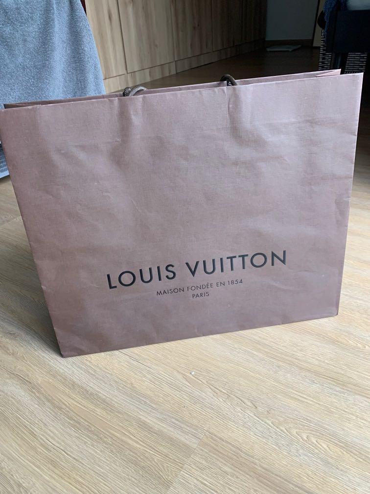 Louis Vuitton vintage big paper bag from Paris Women s Fashion Bags Wallets Shoulder Bags on Carousell