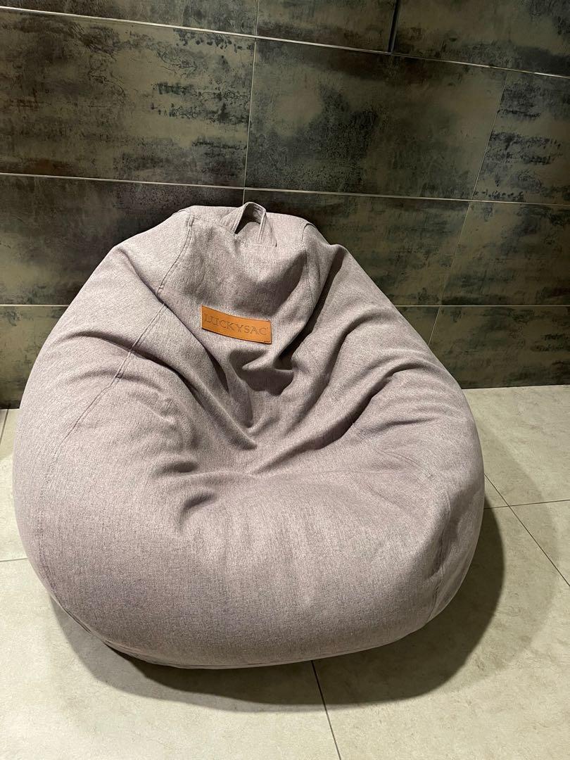 LuckySac Bean Bag Furniture Home Living Furniture Other Home Furniture on Carousell
